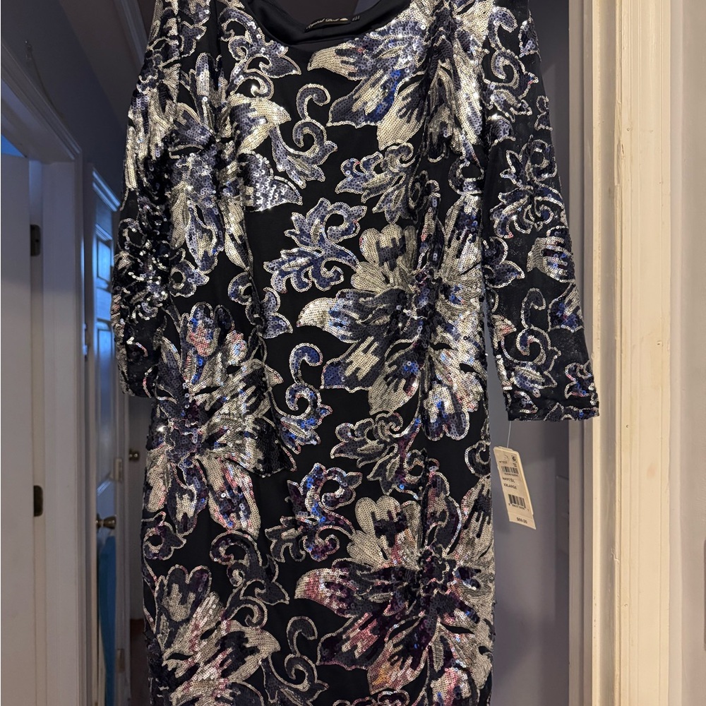 Floral Sequin Dress